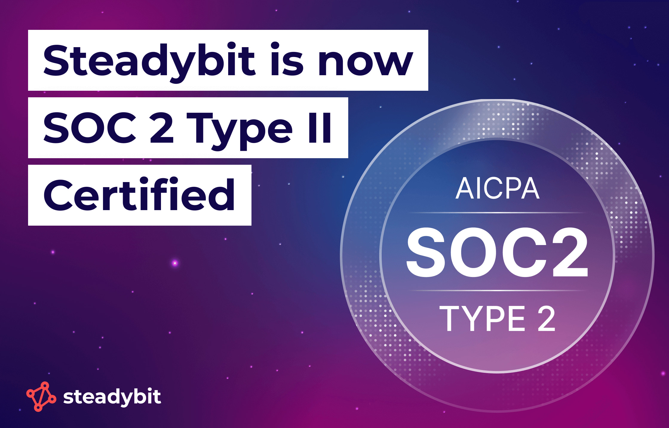 Steadybit is Now SOC 2 Type 2 Certified