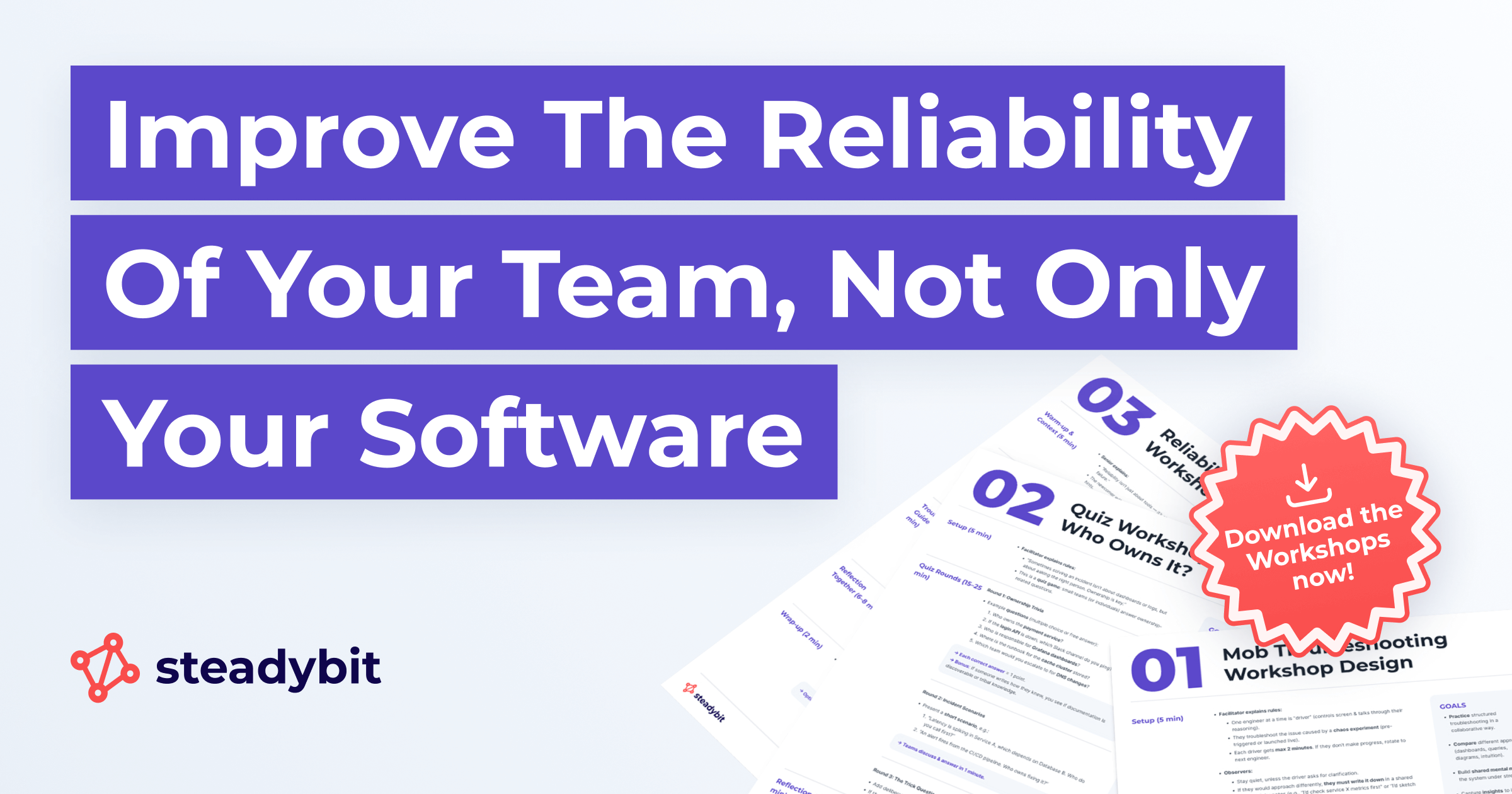 Running Reliability Engineering Workshops for More Resilient Teams
