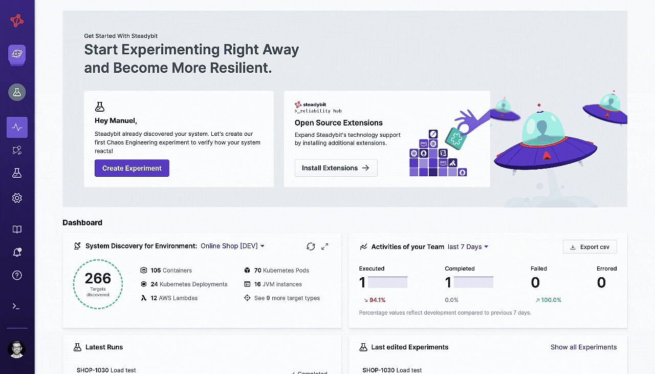 steadybit platform workflow